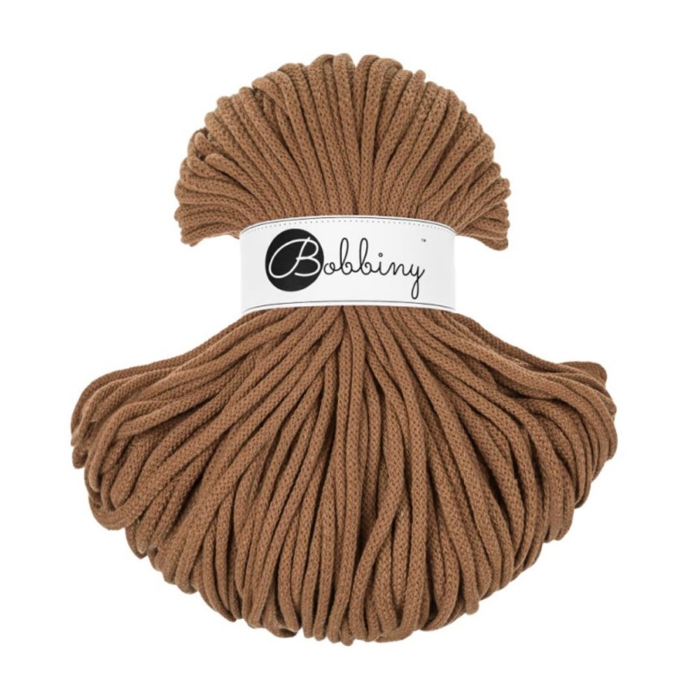 Bobbiny 5mm Premium Baumwollkordel 100m – CARAMEL Bobbiny 5mm CARAMEL Baumwollkordel