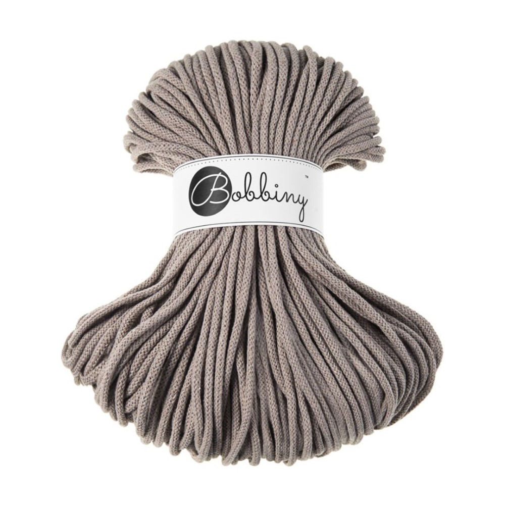 Bobbiny 5mm Premium Baumwollkordel 100m – COFFEE Bobbiny 5mm COFFEE Bauwmwollkordel