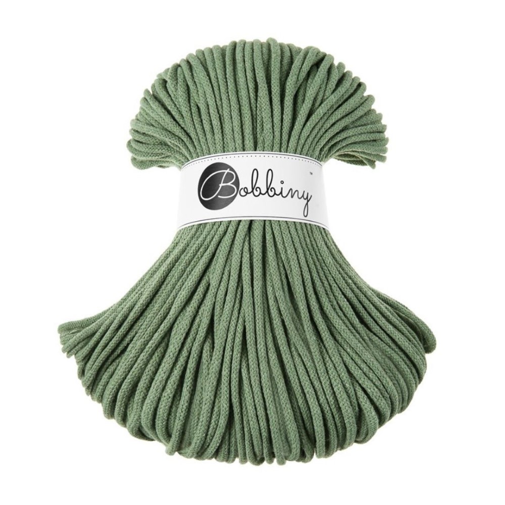 Bobbiny 5mm Premium Baumwollkordel 100m – EUCALYPTUS Bobbiny 5mm EUCALYPTUS Baumwollkordel