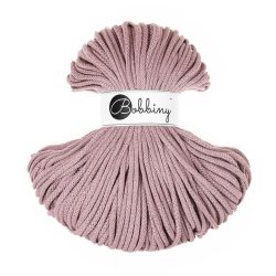 <span class="title-color">MAUVE</span><br>Bobbiny 5mm<br><span class="title-second-line">Premium Baumwollkordel 100m</span>