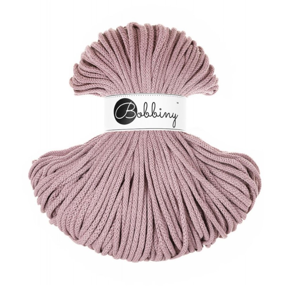 Bobbiny 5mm Premium Baumwollkordel 100m – MAUVE Bobbiny 5mm MAUVE Baumwollkordel