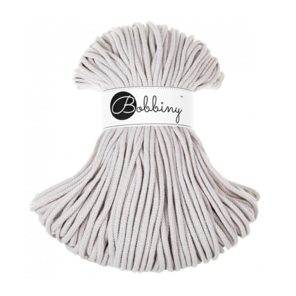 Bobbiny 5mm Premium Baumwollkordel 100m – MOONLIGHT Bobbiny 5mm Moonlight Baumwollkordel
