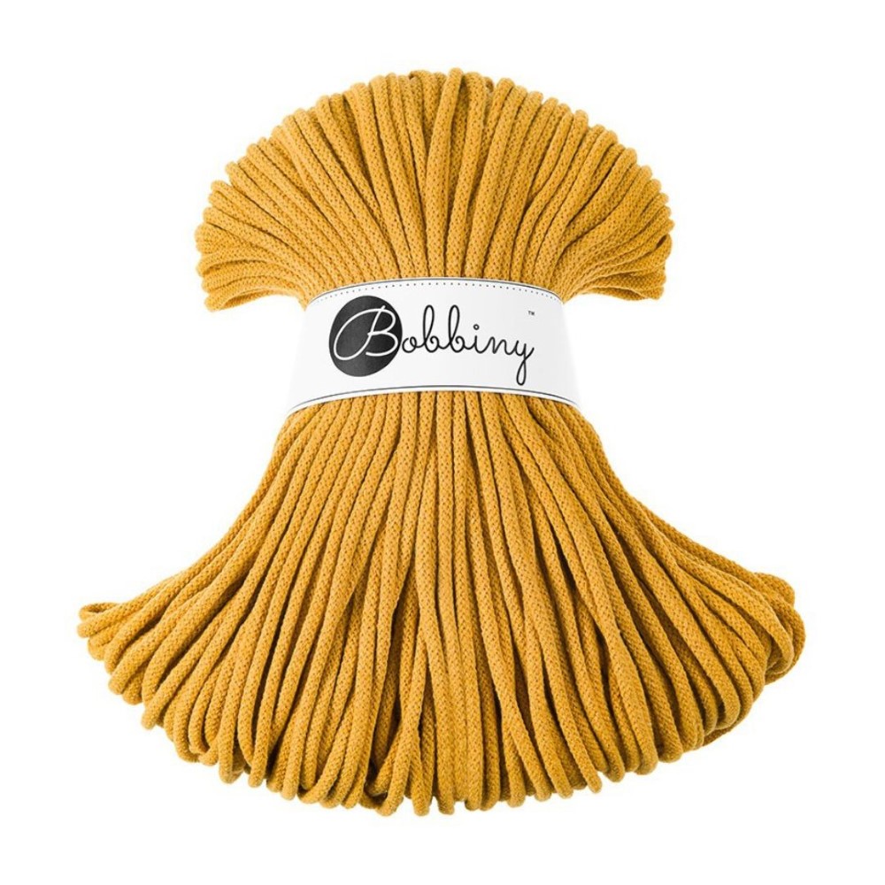 Bobbiny 5mm Premium Baumwollkordel 100m – SENF Bobbiny 5mm SENF Baumwollkordel