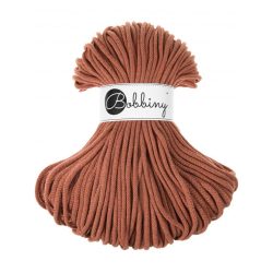 <span class="title-color">TERRACOTTA</span><br>Bobbiny 5mm<br><span class="title-second-line">Premium Baumwollkordel 100m</span>