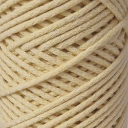 PASTELLGELB Flechtkordel 2mm 100m PASTELLGELB Flechtkordel 2mm 100m