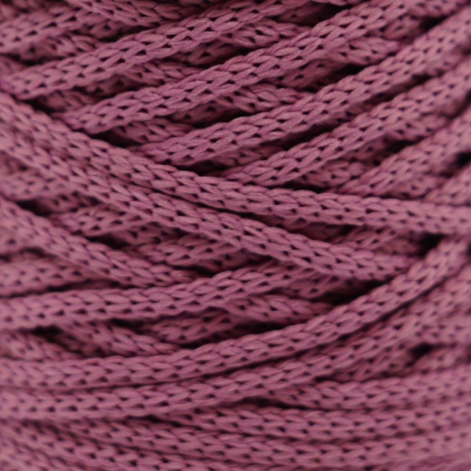 DUNKEL ALTROSA Polyester Ropegarn 1.5mm 100m Polyester Kordel 1.5mm Dunkel Altrosa