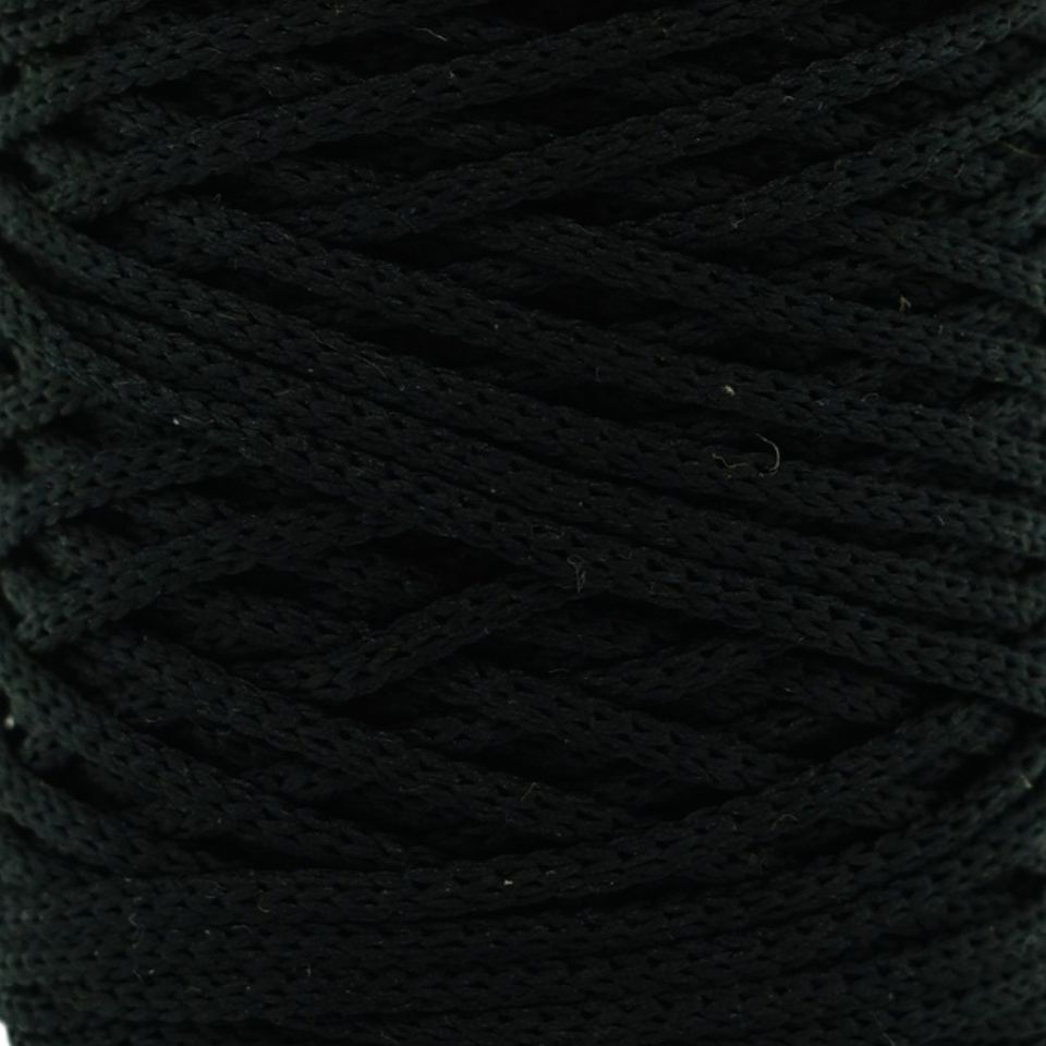 SCHWARZ Polyester Ropegarn 1.5mm 100m Polyester Kordel 1.5mm Schwarz 2