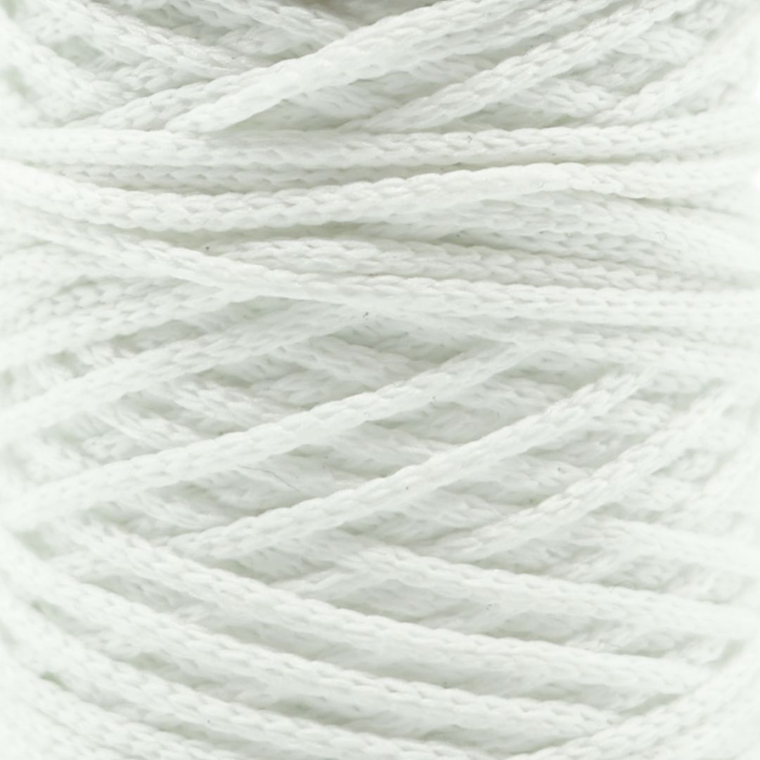 WEIß Polyester Ropegarn 1.5mm 100m Polyester Kordel 1.5mm Weiss 2