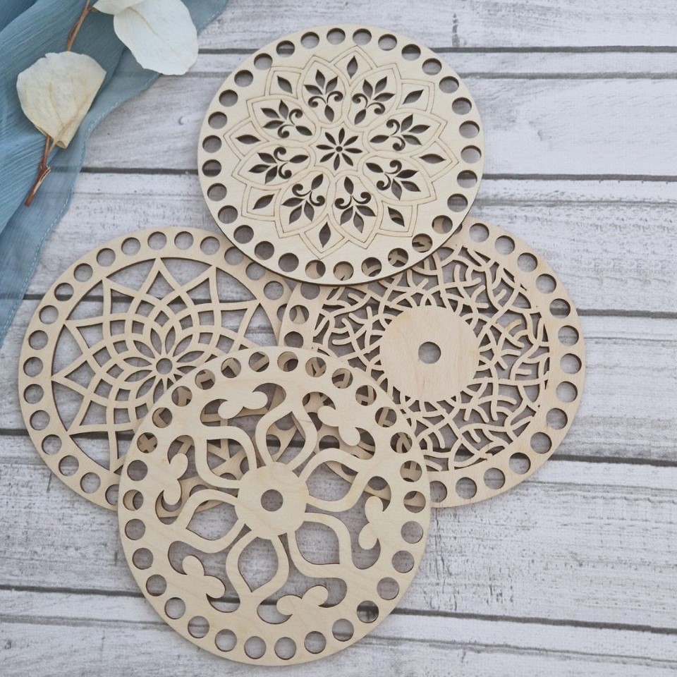 Korbboden, Korbdeckel zum Häkeln – Mandalas Mandalas Korbboden zum Häkeln 001