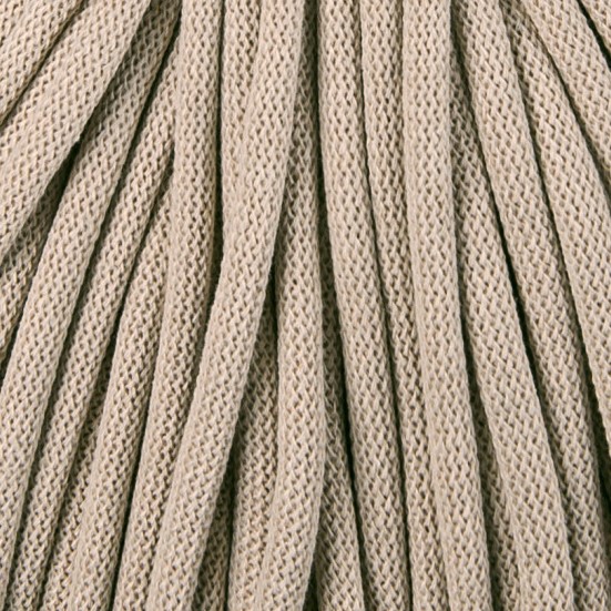 Bobbiny 8mm Baumwollkordel 100m – BEIGE Bobbiny 8 mm Soft Beige