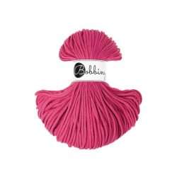 Bobbiny 3mm Junior Baumwollkordel 100m – DOPAMINE PINK Bobbiny 3mm Junior Baumwollkordel 100m – DOPAMINE PINK